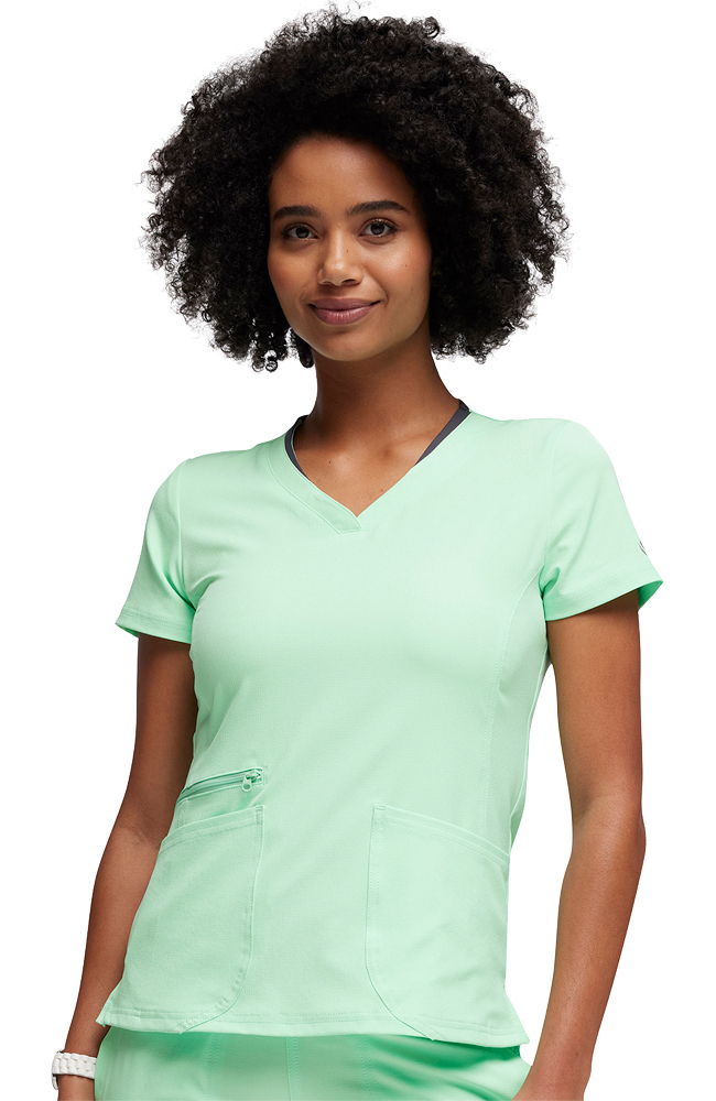 Clearance Break On Through by heartsoul Women's Packable V-Neck Scrub Top