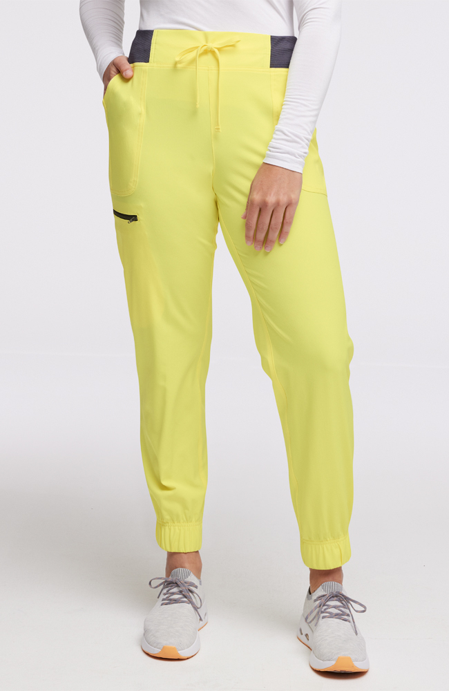 Lemon Yellow Jogger pants - SCRUBELLA