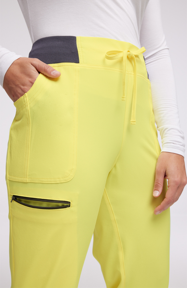 Lemon Yellow Jogger pants - SCRUBELLA
